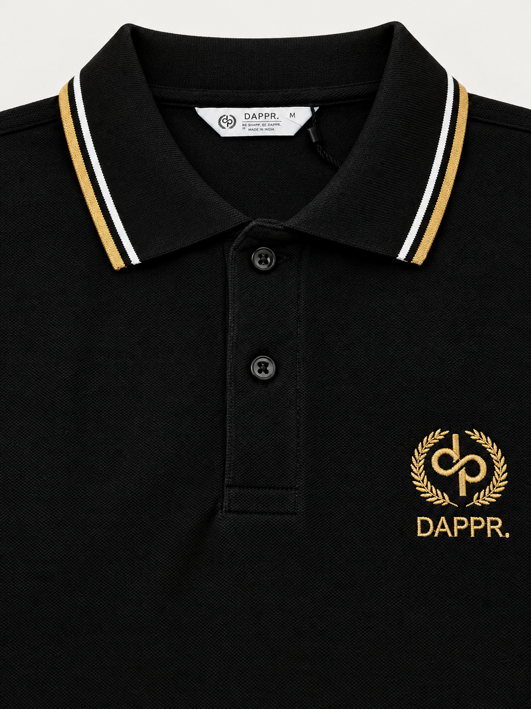ORGANIC COTTON AIRTEX BUTTON POLO T-SHIRT