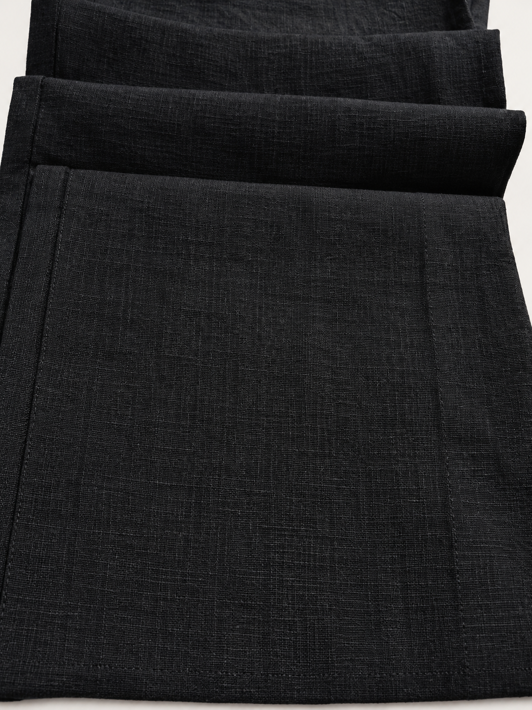 LINEN BLEND FULL ELASTIC TROUSER