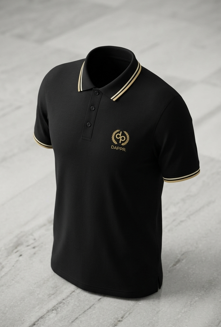 ORGANIC COTTON AIRTEX BUTTON POLO T-SHIRT