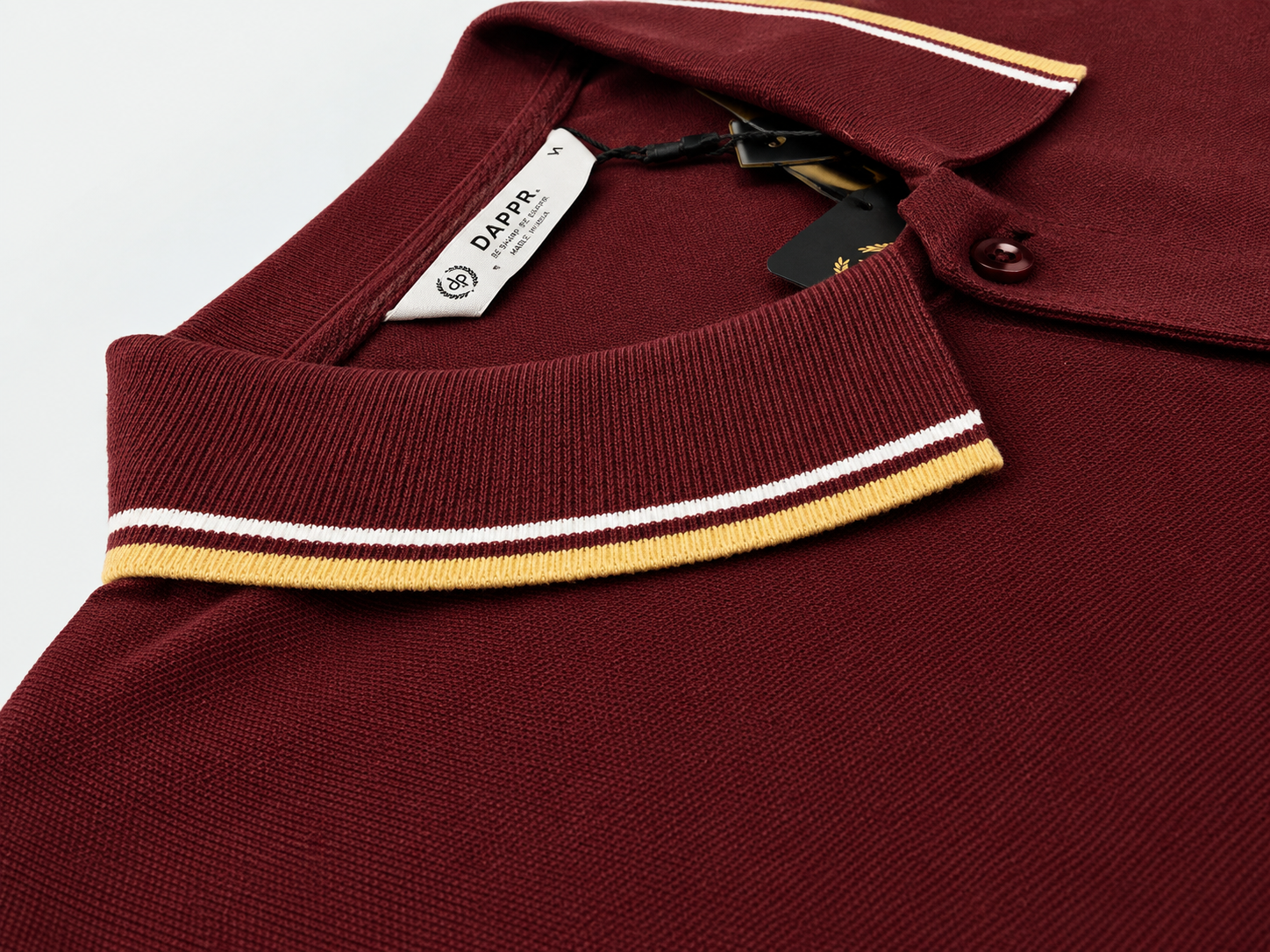 ORGANIC COTTON AIRTEX BUTTON POLO T-SHIRT