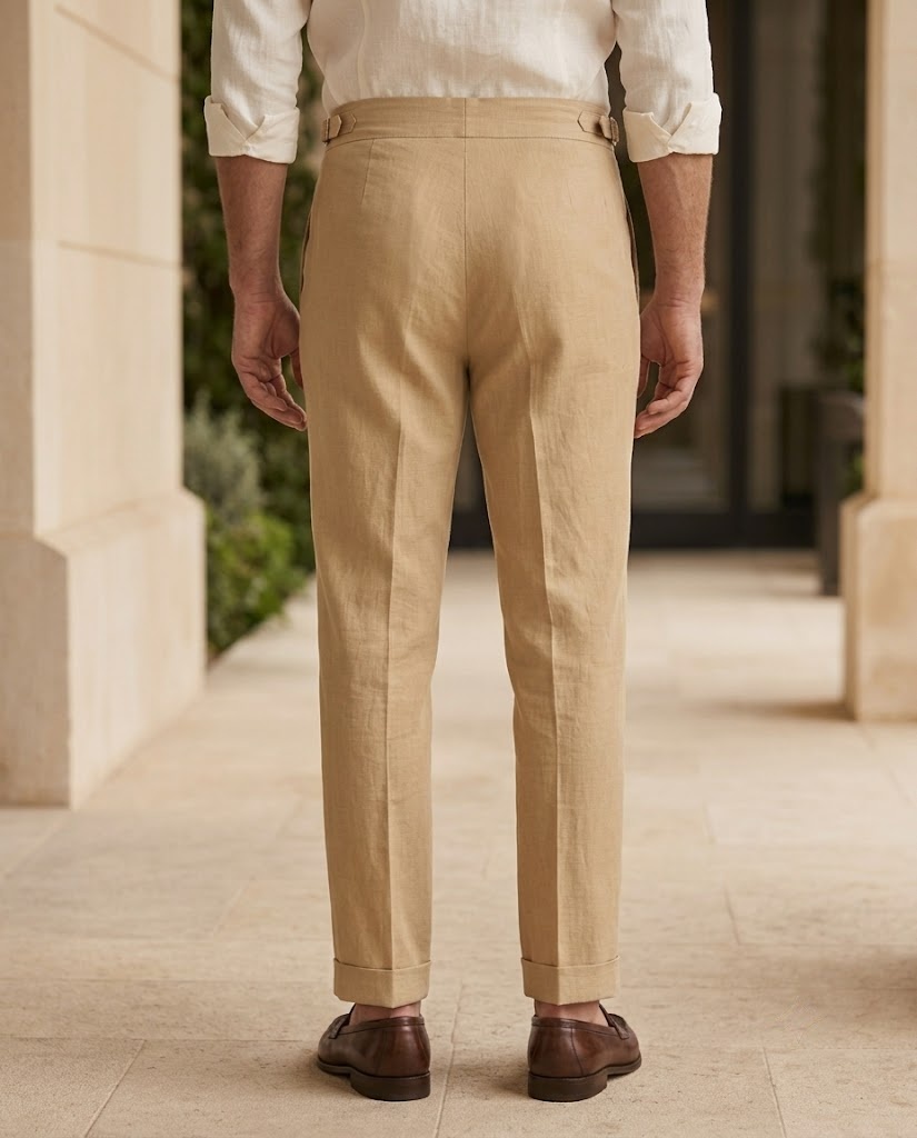 PURE LINEN IMPORTED GURKHA