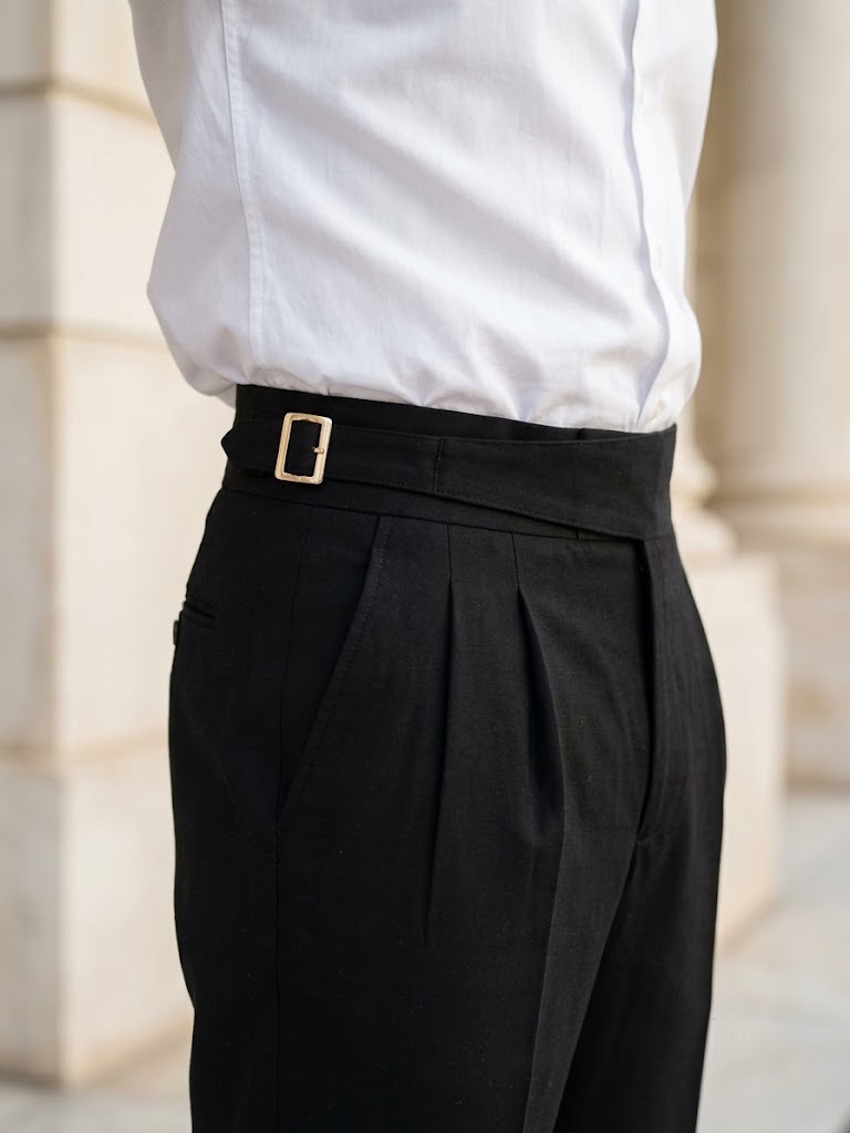 PURE LINEN IMPORTED GURKHA
