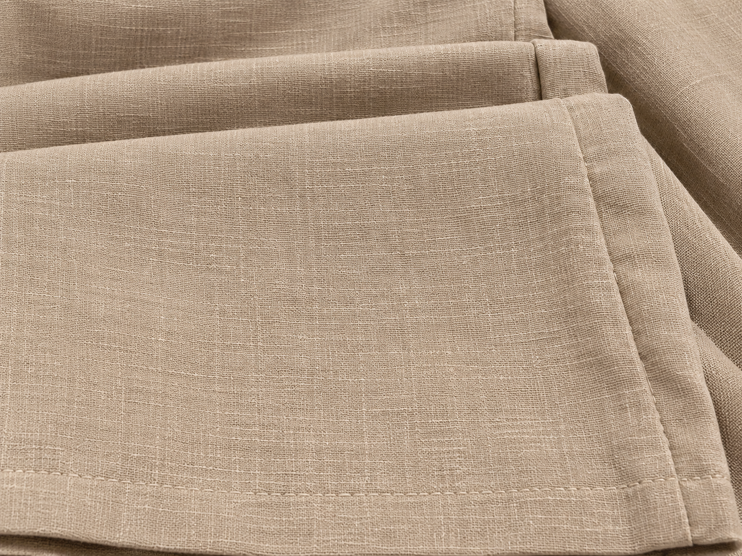LINEN BLEND FULL ELASTIC TROUSER