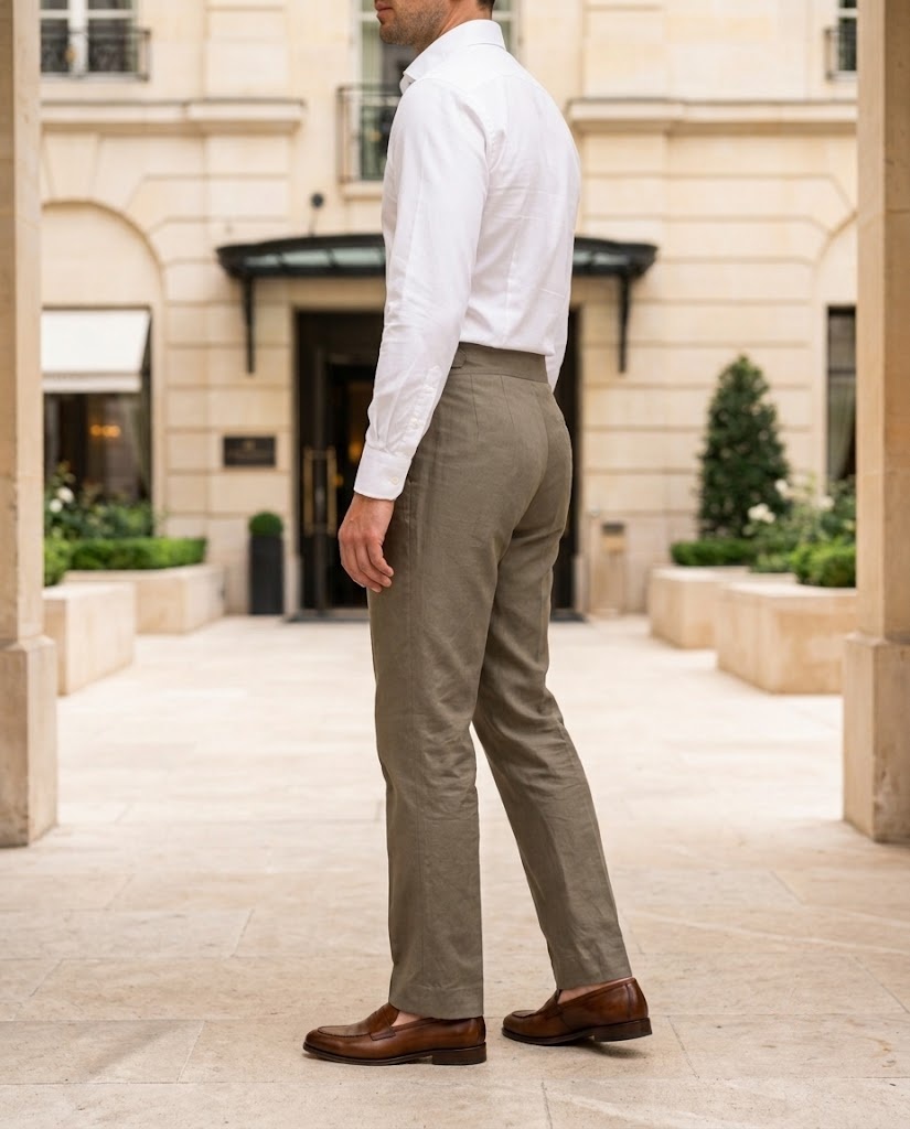 PURE LINEN IMPORTED GURKHA