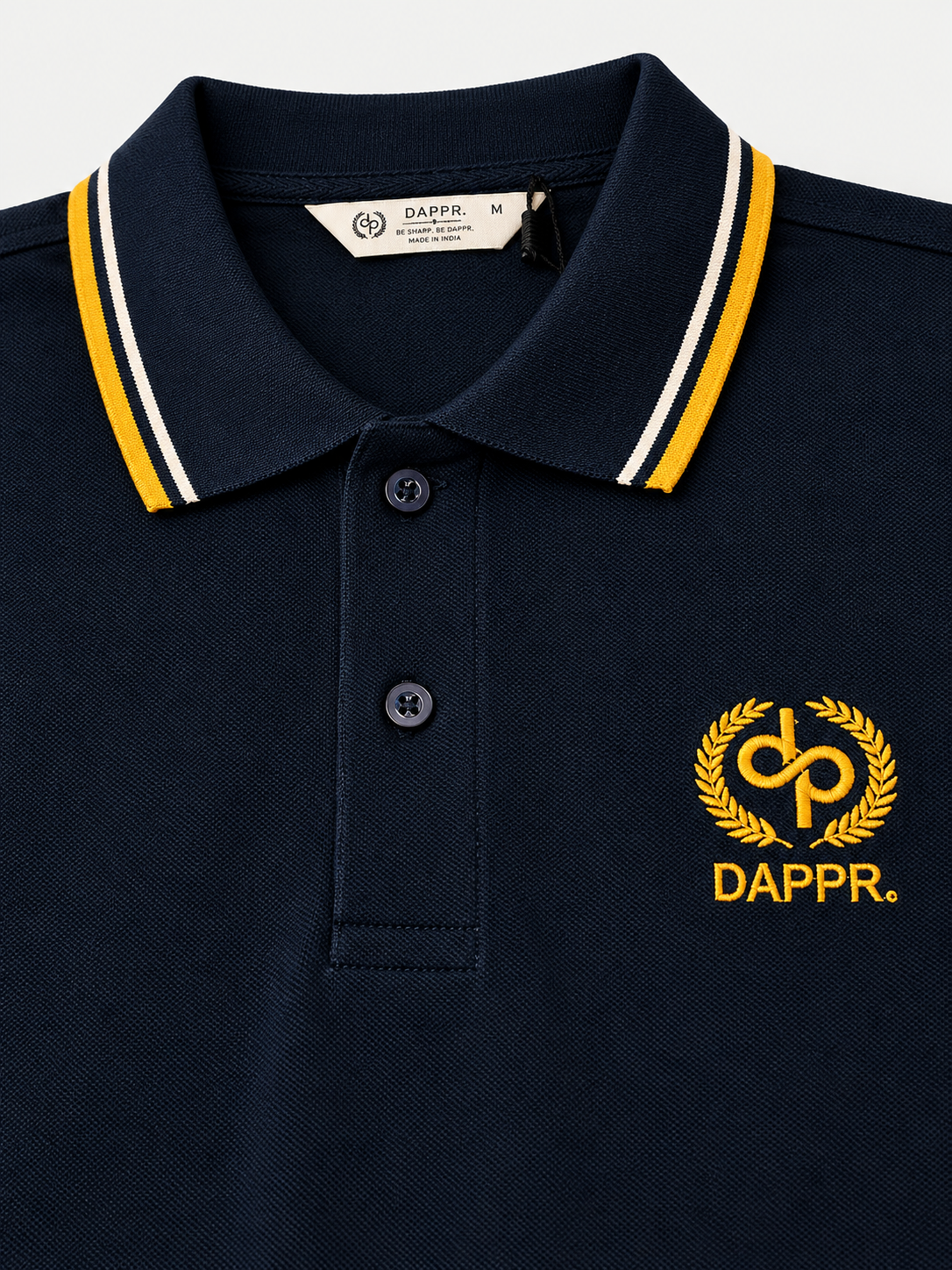 ORGANIC COTTON AIRTEX BUTTON POLO T-SHIRT