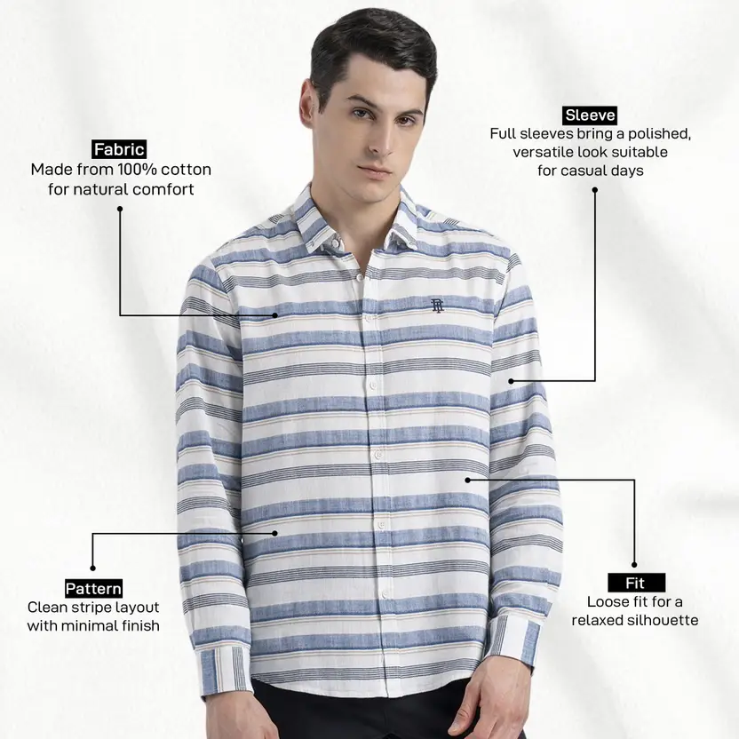 Down Collar Casual Shirt